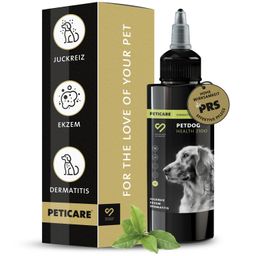 Peticare Ekzempflege für Hunde bei Dermatitis & Neurodermitis, stoppt Juckreiz & pflegt die Haut