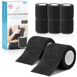 Health Press Haftbandage – Selbstklebender Verband 5 cm x 4,5 m – 8 Rollen