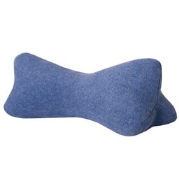 Original Dr. Berger Velours-Fleece Leseknochen Blau 40 x 18 cm
