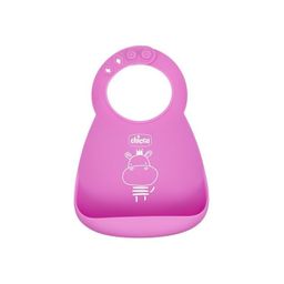 Chicco Silikon-Lätzchen rosa