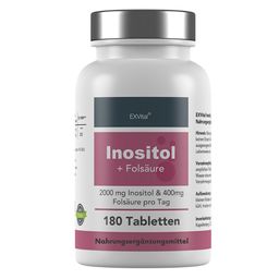 EXVital® Inositol Vitamin B8 mit Folsäure 180 Tabletten