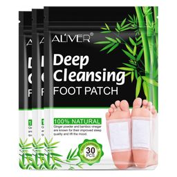 Aliver Detox Fußpflaster Fuß Pflaster Fußpflege Entgiftungspflaster mit Bambusessig