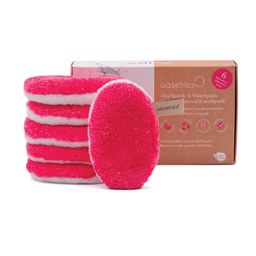 waschies nachhaltige Abschminkpads "Pink Edition" - 6er Set