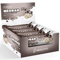 Neosupps NeoBar Proteinriegel Stracciatella, Zuckerarmer Eiweißriegel