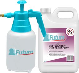 FUTUM Bettwanzenspray / Flohmittel + SPRÜHER