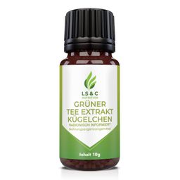LS & C Nutrition | Grüner Tee Extrakt | Kügelchenform | Pflanzliche Pflege