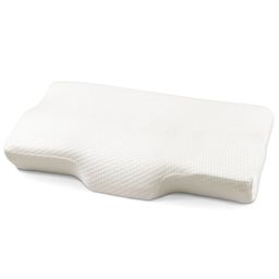 ELONEO Anti-Schnarch Kissen 35x11x60 cm, stabile Lage des Kopfes für Hausstauballergiker geeignet