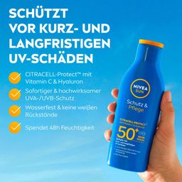 NIVEA SUN Schutz & Pflege Sonnenlotion LSF 50 mit CitraCell-Protect