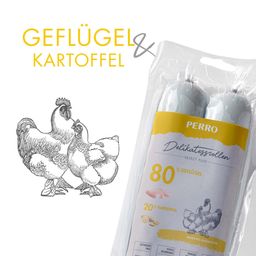 PERRO Delikatessrolle No.1 Geflügel + Kartoffel - Single Protein Hundewurst