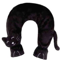 Sänger Wärmflasche Nacken Flausch Katze schwarz