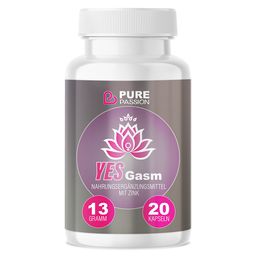 Pure Passion® YesGasm Kapseln für Frauen | weibliche Balance, Lust & Sinnlichkeit