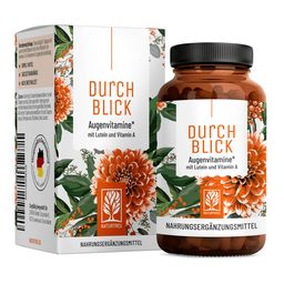 Augenvitamine - Lutein Zeaxanthin Komplex mit Beta Carotin & Vitamin A - Durchblick - NATURTREU®
