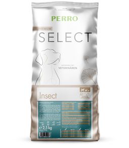 PERRO Select Insect - hypoallergenes Trockenfutter für Hunde
