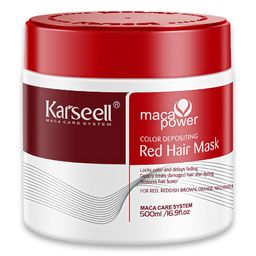 KARSEELL Haarmaske Rote Farbschutz Farbauffrischung Coloriertes Haar