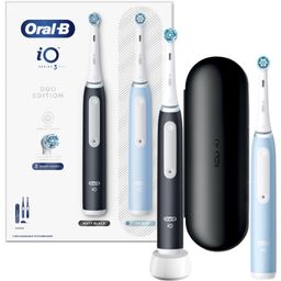 Oral-B - Elektrische Zahnbürste "iO Series 3 + 2. Handstück" in Schwarz und Blau