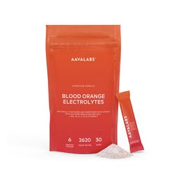 Aavalabs Elektrolyt Pulver Blutorange | Magnesium, Kalium & Vitamin C | Zuckerfreie Sticks