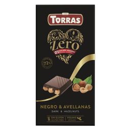 Torras Zero Dark&Hazelnuts Chocolate