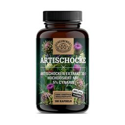 Artischocken Kapseln Hochdosiert - Cynarin Intensiv-Dosis - DE SCHEUNENGUT® 180 Kapseln
