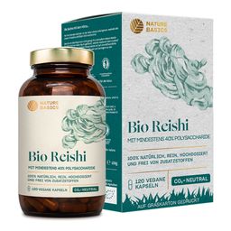 NATURE BASICS® - Bio Reishi Vegan im Braunglas