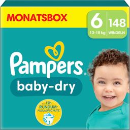 Pampers Windeln Größe 6 (13-18kg) Baby-Dry