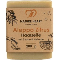 Nature Heart Aleppo Seife - Zitrus Haarseife