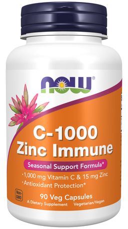 NOW FOODS C-1000 Zinc Immune