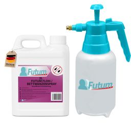 FUTUM 2L Bettwanzen- / Flohspray + 2L Sprüher