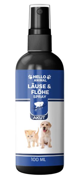 Hello Animal® Läuse & Flöhe Spray für Hund & Katze