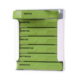 APOfit Wochendispenser 7 Dosierer Planer grün