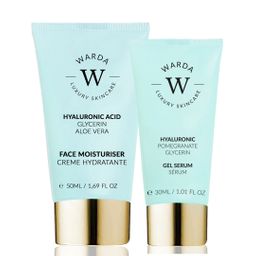 Warda skincare Hyaluron Tagescreme & Gel Serum  Anti-Aging Set