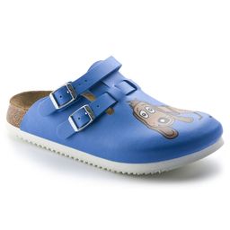 Birkenstock Clog Kay Superlauf, Birko-Flor, Dog Blue, schmal