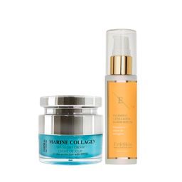 ErthSkin London Tagescreme SPF & Elixier  Anti-Aging Serum Set