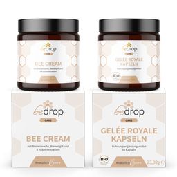 bedrop: Wohlfühlset | Bee Cream (Bienengiftsalbe) + Gelée Royale Kapseln
