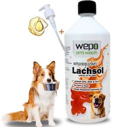 WEPO Lachsöl - norwegisches Hunde Lachsöl