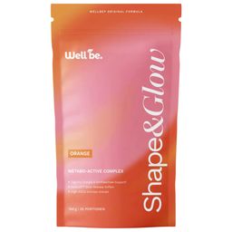 wellbe Shape & Glow™ Drink mit NewCaff™ Slow-Release Koffein, L-Carnitin, Grüntee-Extrakt, Kollagen