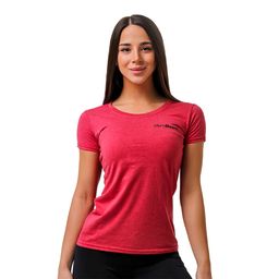 Basic T-Shirt für Frauen in Vintage Red