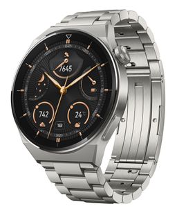 Huawei Watch GT3 Pro 46mm Elite Titanium Strap 50m wasserdicht Akku bis 14 Tage