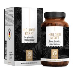 Maca Extrakt Komplex 90 vegane Kapseln Bockshornklee Tribulus terre Heldenkraft NATURTREU®