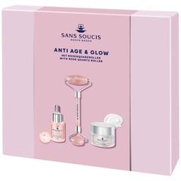 Sans Soucis Rosenquarzroller Set - 24h Cream + Beauty Elixir