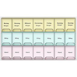 Haro Pillenbox flach & bunt für 1 Woche