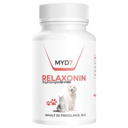 MYD7 | Relaxonin | Ergänzungsfuttermittel für Hunde & Katzen | natürliche Inhaltsstoffe