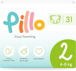 Pillo Windeln Größe 2 Mini 4-8 Kg