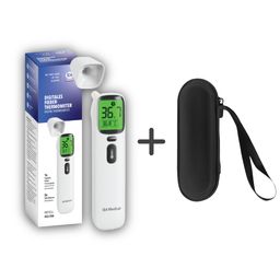 IEA Medical digitales Fieberthermometer AOJ-20A inklusive schwarzer Aufbewahrungstasche
