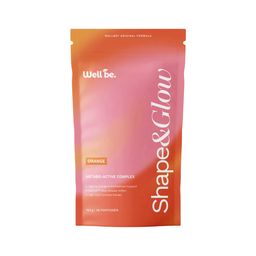 wellbe Shape & Glow™ Drink mit NewCaff™ Slow-Release Koffein, L-Carnitin, Grüntee-Extrakt, Kollagen
