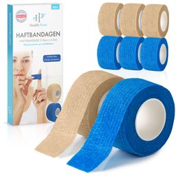 Health Press Fingerpflaster – Elastische Haftbandage schmal als selbstklebender Fingerverband