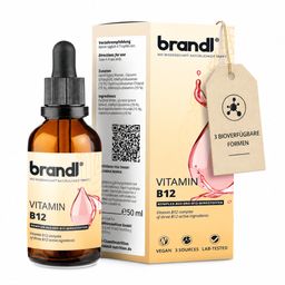 brandl® B12 Vitamin mit 3 Aktivformen | Vitamin B12 Tropfen