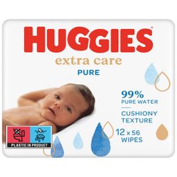 Huggies Pure Extra Care Baby Feuchttücher Tücher Parfümfrei