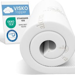 ELONEO Topper, 4 cm hoch, Visko-Mineralschaum, für Hausstauballergiker, schadstoffgeprüft
