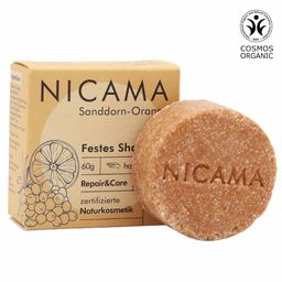 NICAMA Festes Shampoo Sanddorn-Orange