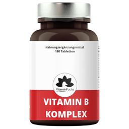 Vitamin B Complex hochdosiert mit allen B-Vitaminen in einer Tablette von VitaminFuchs